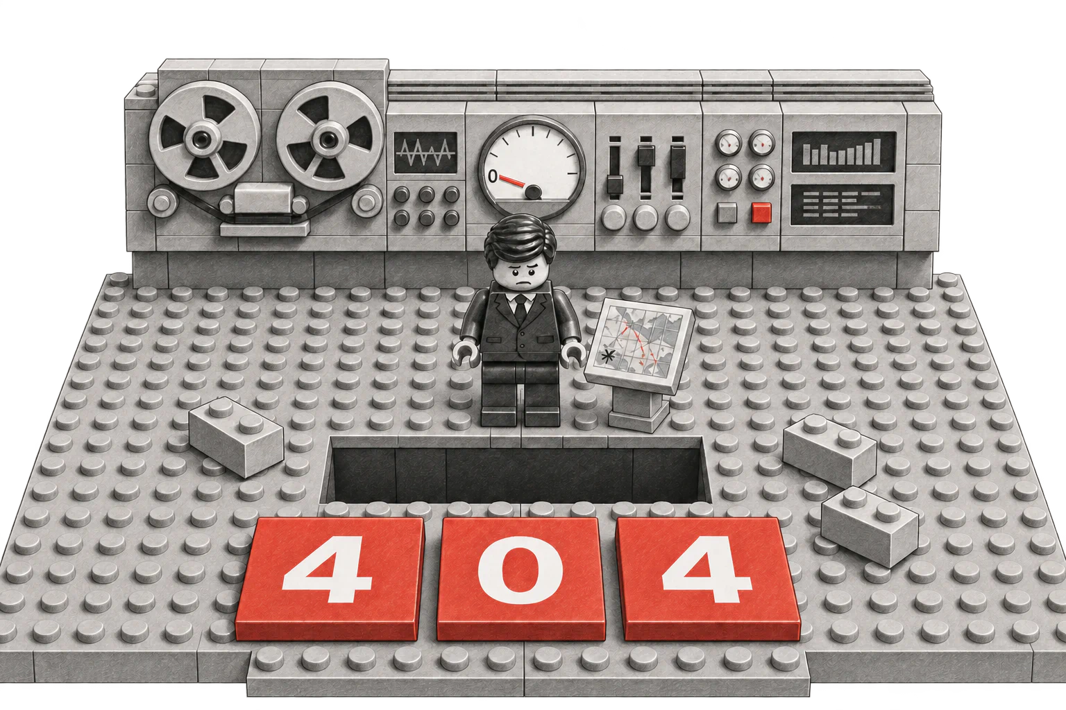 Faithful graphite — LEGO 404