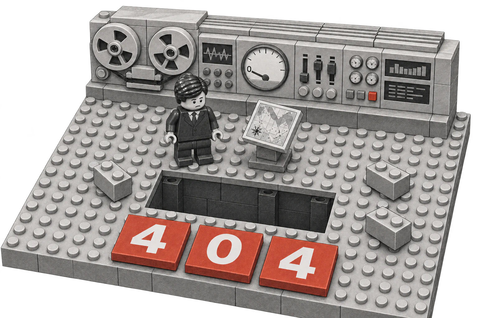 The missing floor — LEGO 404
